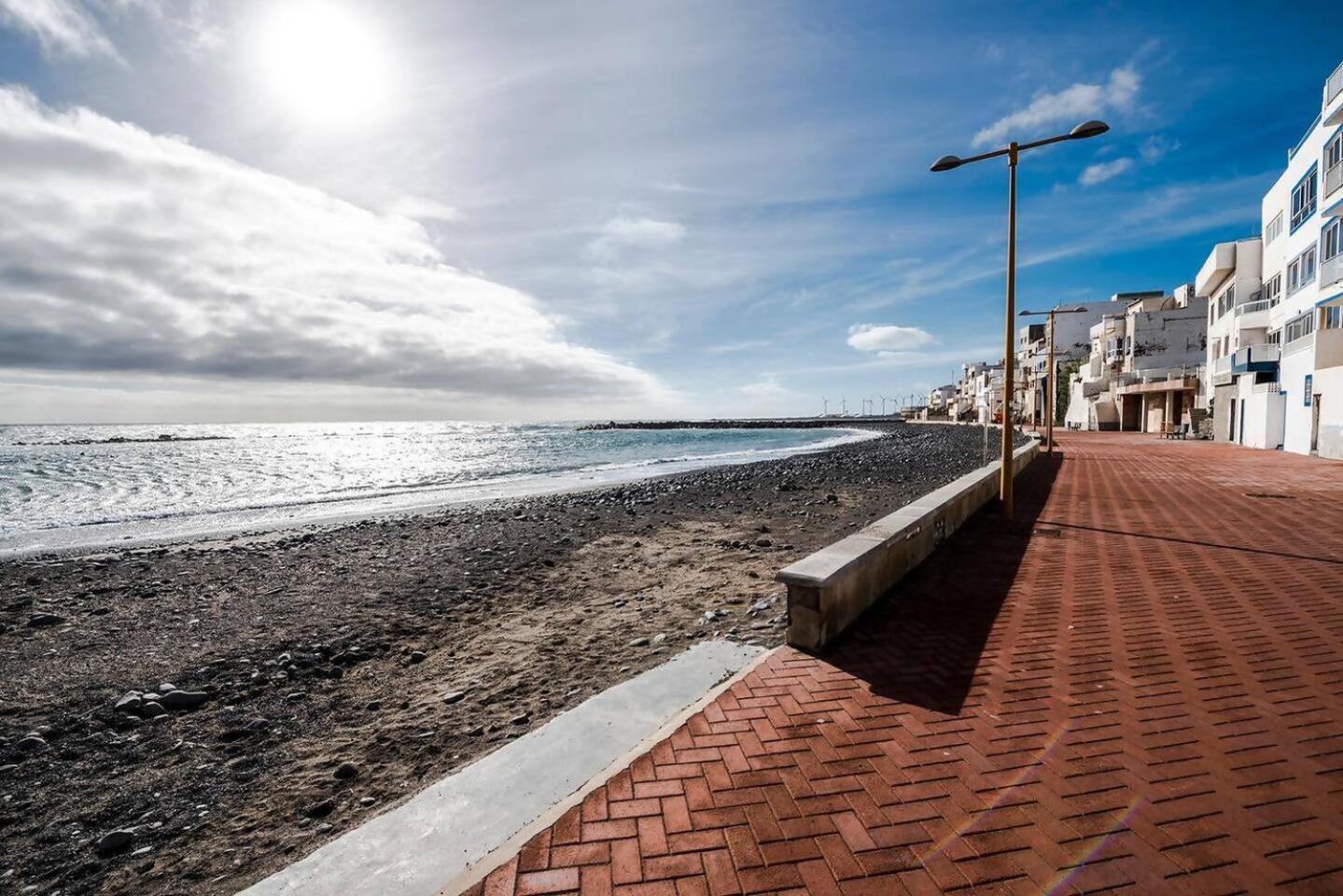 Playa Azul Amplio Y Luminoso Con Vistas Al Mar Pozo Izquierdo Exterior foto